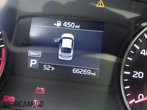 2019 Kia Optima EX with VIN 5XXGU4L11KG313557, listed as a IAAI auction lot 40973008 with 66,269 mi miles. Bid and sale history available at carsss.com. Image 15.