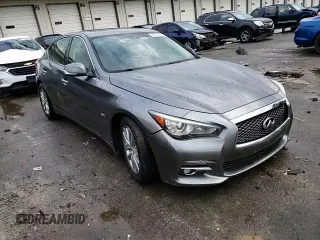 2017 Infiniti Q50 3.0t Signature Edition with VIN JN1EV7AR6HM830339, listed as a Copart auction lot 67737894 with 128,643 mi miles and Salvage Title. Bid and sale history available at carsss.com. Image 11.