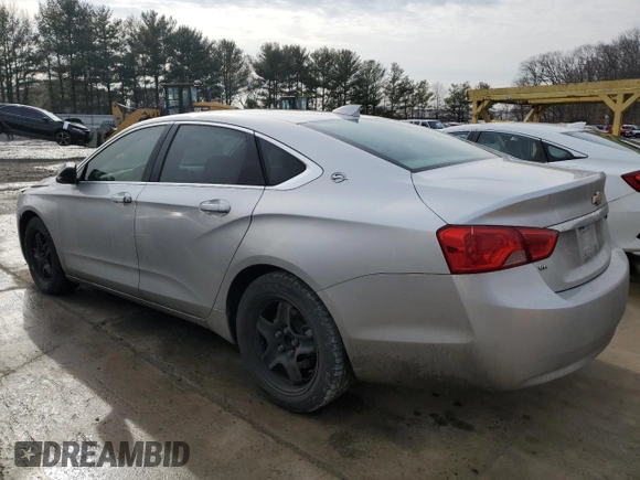 2017 Chevrolet Impala LS with VIN 1G11Z5S33HU118653, listed as a Copart auction lot 43614345 with 74,006 mi miles and Salvage Title. Bid and sale history available at DreamBid. Image 2.