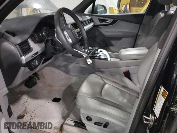2019 Audi Q7 Premium with VIN WA1AHAF76KD043576, listed as a Copart auction lot 42242865 with 57,524 mi miles and Salvage title. Bid and sale history available at DreamBid. Image 7.