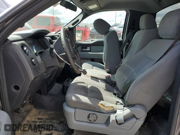 2012 Ford F-150 XL with VIN 1FTMF1CF9CKD87999, listed as a Copart auction lot 56115155 with 217,409 mi miles and Salvage title. Bid and sale history available at DreamBid. Image 7.