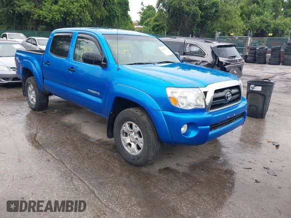2007 Toyota Tacoma with VIN 3TMLU42N77M010825, listed as a IAAI auction lot 42681151 with 295,160 mi miles and . Bid and sale history available at DreamBid. Image 1.
