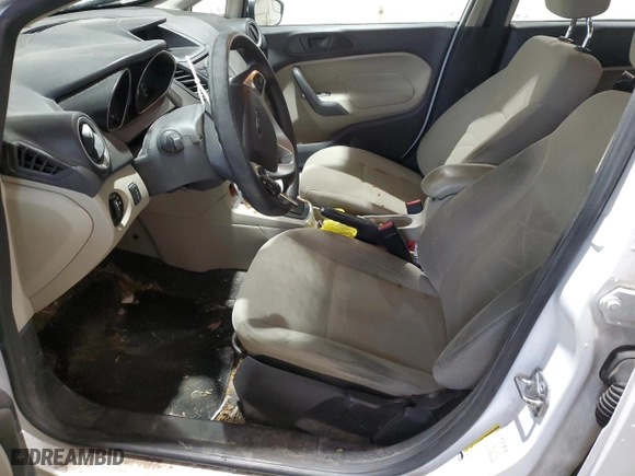 2017 Ford Fiesta SE with VIN 3FADP4BJ9HM109694, listed as a Copart auction lot 46104925 with 53,275 mi miles and Salvage Title. Bid and sale history available at carsss.com. Image 7.