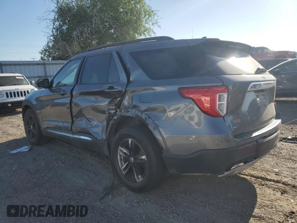 2022 Ford Explorer XLT z VIN 1FMSK7DH9NGB24113, wystawiony jako Copart lot #52040235 z przebiegiem 25 858 mil mil oraz Szkoda całkowita • Salvage title. Historia ofert i sprzedaży dostępna na DreamBid. Obrazek 2.