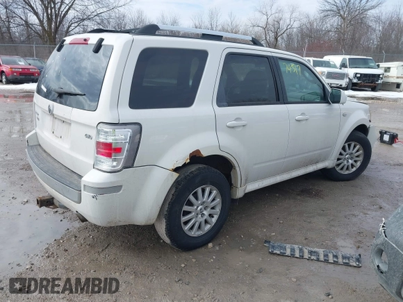 2009 Mercury Mariner Premier with VIN 4M2CU97G19KJ01231, listed as a IAAI auction lot 41674517 with Not Provided miles and . Bid and sale history available at DreamBid. Image 4.