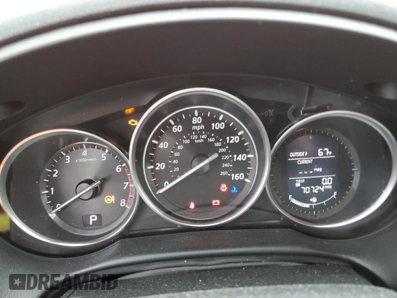 2015 Mazda CX-5 Touring with VIN JM3KE4CY0F0447480, listed as a Copart auction lot 53031845 with 70,724 mi miles and Salvage Title. Bid and sale history available at carsss.com. Image 9.