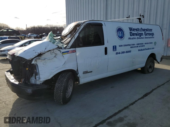 2006 GMC Savana z VIN 1GTHG392961133086, wystawiony jako Copart lot #47262945 z przebiegiem Nie podano mil oraz Szkoda całkowita • Salvage title. Historia ofert i sprzedaży dostępna na DreamBid. Obrazek 1.