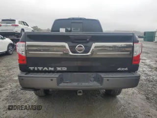 2018 Nissan Titan XD PRO-4X with VIN 1N6BA1F46JN515351, listed as a Copart auction lot 79628154 with 140,380 mi miles and Salvage Title. Bid and sale history available at carsss.com. Image 6.