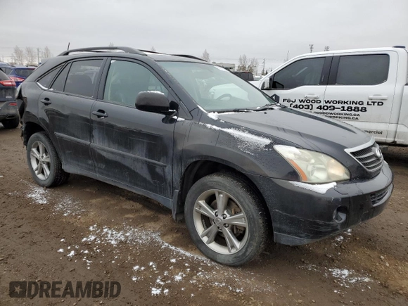 2006 Lexus RX 400h with VIN JTJHW31U160049363, listed as a Copart auction lot 51073775 with 312,625 mi miles and Salvage Title. Bid and sale history available at DreamBid. Image 4.