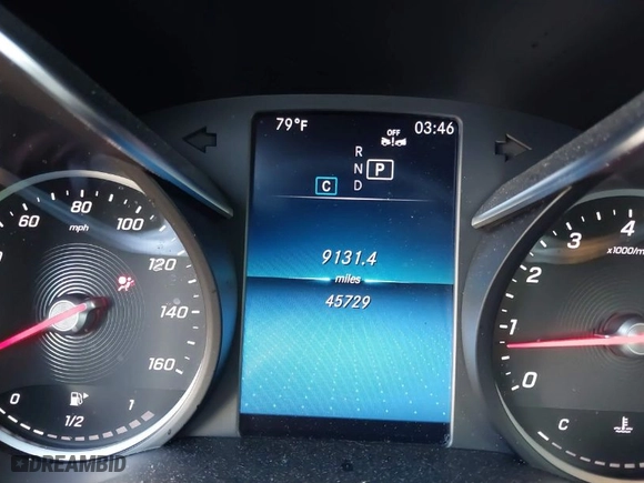 2020 Mercedes-Benz GLC with VIN W1N0G8DB2LF780664, listed as a IAAI auction lot 41099477 with 45,729 mi miles. Bid and sale history available at carsss.com. Image 7.