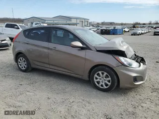 2014 Hyundai Accent GS with VIN KMHCT5AE6EU150119, listed as a Copart auction lot 47365495 with 0 mi miles and Salvage Title. Bid and sale history available at carsss.com. Image 4.