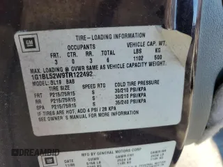 1996 Chevrolet Caprice 1SA Special Value z VIN 1G1BL52W9TR122492, wystawiony jako Copart lot #83251184 z przebiegiem 190 358 mil mil oraz Czysty tytuł • Clean title. Historia ofert i sprzedaży dostępna na DreamBid. Obrazek 12.