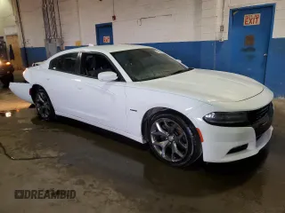 2015 Dodge Charger RT with VIN 2C3CDXCT9FH857376, listed as a Copart auction lot 48503385 with 139,637 mi miles and Clean Title. Bid and sale history available at DreamBid. Image 4.