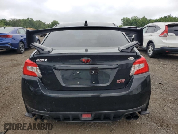2017 Subaru WRX STI Limited with VIN JF1VA2Y60H9803265, listed as a Copart auction lot 64753225 with 129,768 mi miles and Salvage title. Bid and sale history available at DreamBid. Image 6.