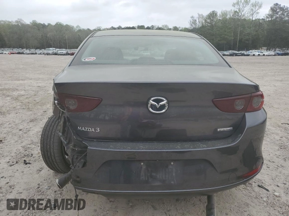 2020 Mazda 3 Select with VIN 3MZBPACL2LM135110, listed as a Copart auction lot 51568105 with 51,564 mi miles and Salvage Title. Bid and sale history available at carsss.com. Image 6.