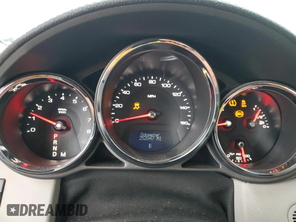 2013 Cadillac CTS Premium with VIN 1G6DP5E33D0126889, listed as a Copart auction lot 57605025 with 252,047 mi miles and Salvage title. Bid and sale history available at DreamBid. Image 9.