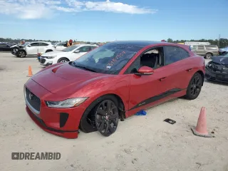 2019 Jaguar I-PACE SE with VIN SADHC2S14K1F72754, listed as a Copart auction lot 83487554 with 0 mi miles and Salvage Title. Bid and sale history available at carsss.com. Image 1.