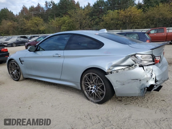 2017 BMW M4 with VIN WBS3R9C57HK709371, listed as a Copart auction lot 76764314 with 60,790 mi miles and Salvage Title. Bid and sale history available at carsss.com. Image 2.