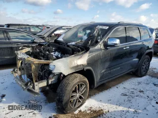 2017 Jeep Grand Cherokee Limited with VIN 1C4RJFBG5HC808291, listed as a Copart auction lot 88750215 with Not provided miles and Salvage title. Bid and sale history available at DreamBid. Image 1.