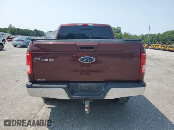 2016 Ford F-150 XLT with VIN 1FTEW1EG4GFC25612, listed as a Copart auction lot 59052845 with 108,296 mi miles and Salvage title. Bid and sale history available at DreamBid. Image 6.