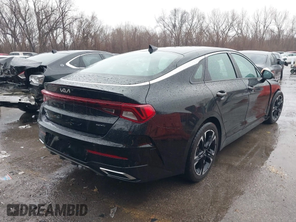 2022 Kia K5 GT-Line z VIN 5XXG64J20NG155965, wystawiony jako IAAI lot #41642454 z przebiegiem 29 647 mil mil oraz . Historia ofert i sprzedaży dostępna na DreamBid. Obrazek 4.