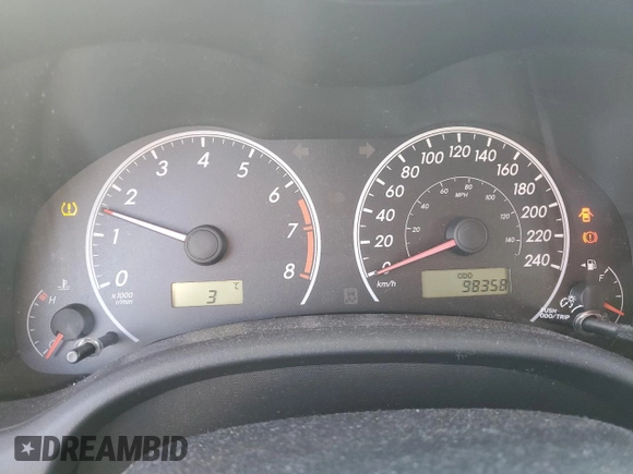 2009 Toyota Corolla with VIN 2T1BU40E29C081148, listed as a Copart auction lot 44716855 with 98,358 mi miles and Salvage Title. Bid and sale history available at carsss.com. Image 9.