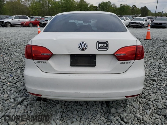 2013 Volkswagen Jetta Sedan SE with VIN 3VWDP7AJ4DM205057, listed as a Copart auction lot 53353595 with 198,500 mi miles and Salvage Title. Bid and sale history available at carsss.com. Image 6.