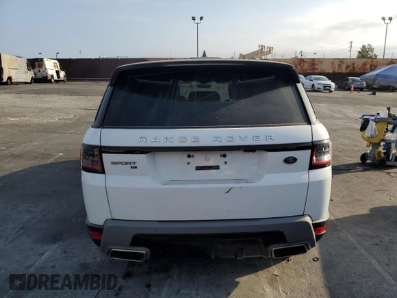 2020 Land Rover Range Rover Sport SE with VIN SALWG2SU4LA702962, listed as a Copart auction lot 76237784 with 40,955 mi miles and Salvage Title. Bid and sale history available at carsss.com. Image 6.