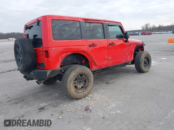 2017 Jeep Wrangler Unlimited 75th Anniversary z VIN 1C4BJWEG6HL575731, wystawiony jako IAAI lot #41704339 z przebiegiem 73 742 mil mil oraz . Historia ofert i sprzedaży dostępna na DreamBid. Obrazek 4.