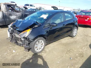 2014 Kia Rio LX with VIN KNADM5A34E6347361, listed as a IAAI auction lot 41340308 with 110452 miles. Bid and sale history available at carsss.com. Image 18.