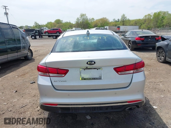 2018 Kia Optima LX with VIN 5XXGT4L37JG260818, listed as a IAAI auction lot 42114545 with 104,688 mi miles and . Bid and sale history available at carsss.com. Image 16.