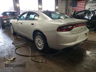 2018 Dodge Charger Police with VIN 2C3CDXKT1JH330040, listed as a Copart auction lot 43053615 with 116,523 mi miles and Salvage Title. Bid and sale history available at carsss.com. Image 2.
