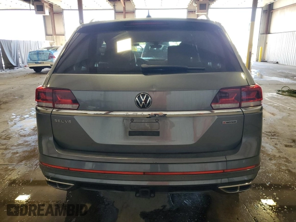2021 Volkswagen Atlas SEL R-Line с VIN 1V2SR2CA8MC564688, выставлен на аукционе Copart как лот 76611204 с пробегом 50 245 миль миль и Списание • Salvage title. История ставок и продаж доступна на DreamBid. Изображение 6.