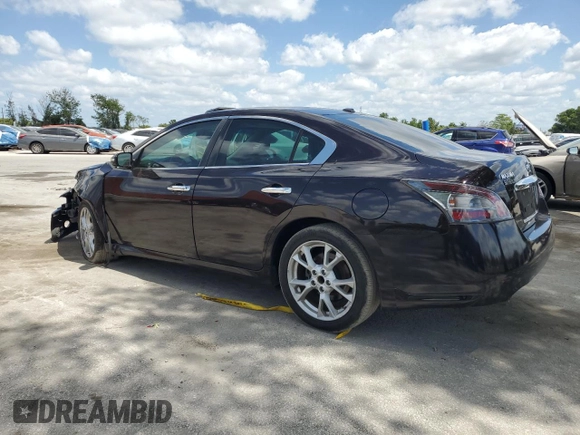 2014 Nissan Maxima SV z VIN 1N4AA5AP1EC439990, wystawiony jako Copart lot #53460495 z przebiegiem 145 277 mil mil oraz Szkoda całkowita • Salvage title. Historia ofert i sprzedaży dostępna na DreamBid. Obrazek 2.