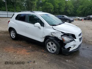 2016 Chevrolet Trax LT z VIN KL7CJLSB7GB540080, wystawiony jako Copart lot #55116305 z przebiegiem 42 811 mil mil oraz Szkoda całkowita • Salvage title. Historia ofert i sprzedaży dostępna na DreamBid. Obrazek 4.