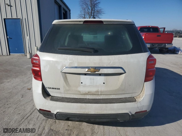 2017 Chevrolet Equinox LS with VIN 2GNALBEK9H1585878, listed as a Copart auction lot 47067835 with 124,186 mi miles and Salvage Title. Bid and sale history available at carsss.com. Image 6.