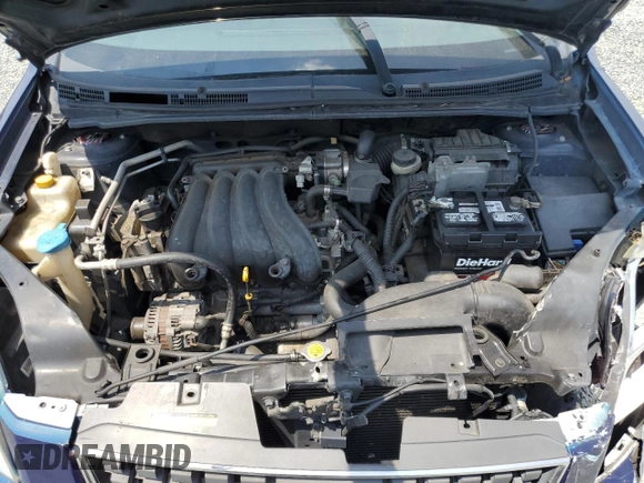 2010 Nissan Sentra S with VIN 3N1AB6AP5AL678599, listed as a Copart auction lot 62484895 with Not provided miles and Salvage title. Bid and sale history available at DreamBid. Image 11.