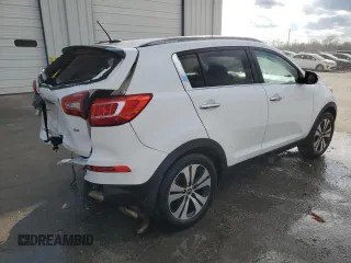 2013 Kia Sportage EX with VIN KNDPC3A21D7419995, listed as a Copart auction lot 44329055 with 139,181 mi miles and Salvage title. Bid and sale history available at DreamBid. Image 3.