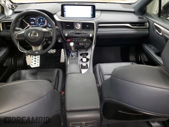 2022 Lexus RX with VIN 2T2YZMDA2NC339368, listed as a Copart auction lot 50353415 with 19,733 mi miles and Salvage Title. Bid and sale history available at carsss.com. Image 8.