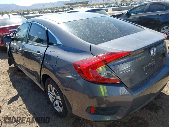 2016 Honda Civic Sedan LX with VIN 19XFC2F5XGE083440, listed as a IAAI auction lot 41622068 with 176,886 mi miles. Bid and sale history available at carsss.com. Image 3.