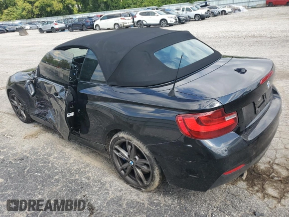 2016 BMW 2 Series M235i with VIN WBA1M1C52GV394388, listed as a Copart auction lot 73257804 with 87,391 mi miles and Salvage Title. Bid and sale history available at carsss.com. Image 2.