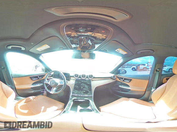 2022 Mercedes-Benz C 300 with VIN W1KAF4GB2NR050618, listed as a Copart auction lot 52556855 with 78,281 mi miles and Salvage title. Bid and sale history available at DreamBid. Image 15.
