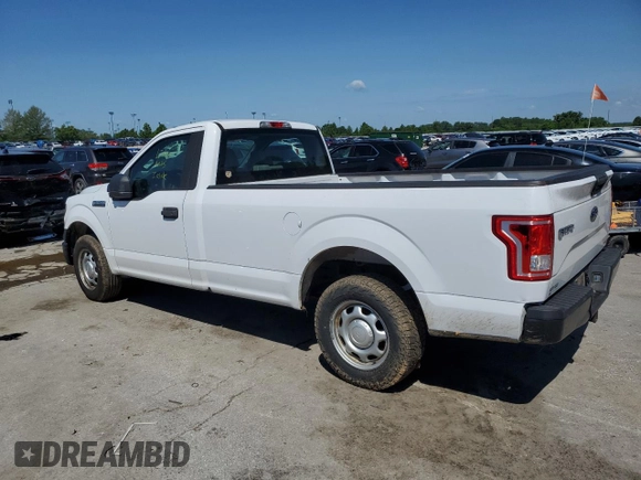 2016 Ford F-150 XL with VIN 1FTMF1C84GKD38765, listed as a Copart auction lot 57071445 with 142,677 mi miles and Salvage title. Bid and sale history available at DreamBid. Image 2.