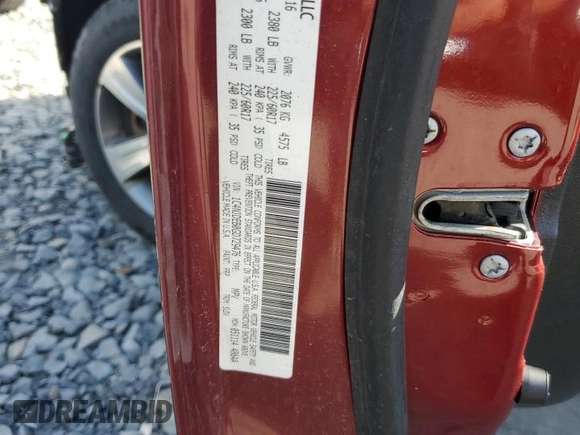 2016 Jeep Compass High Altitude Edition with VIN 1C4NJDEB0GD729476, listed as a Copart auction lot 52014075 with 144,978 mi miles and Salvage Title. Bid and sale history available at carsss.com. Image 14.