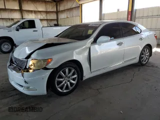 2007 Lexus LS 460 with VIN JTHBL46F075022398, listed as a Copart auction lot 48529085 with 167,027 mi miles and Salvage Title. Bid and sale history available at carsss.com. Image 1.