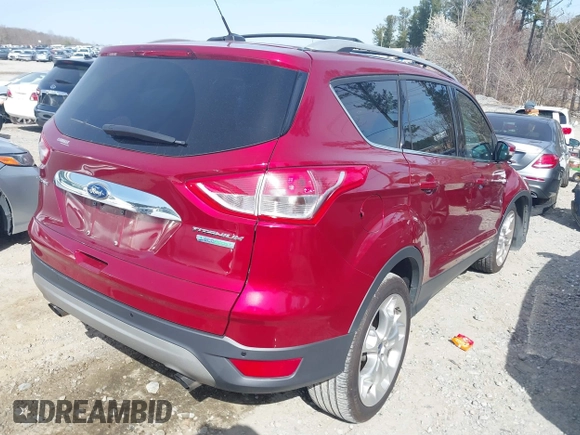 2016 Ford Escape Titanium with VIN 1FMCU0J93GUB11073, listed as a IAAI auction lot 41751349 with 92,000 mi miles. Bid and sale history available at carsss.com. Image 4.
