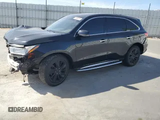 2017 Acura MDX Technology with VIN 5FRYD3H53HB007366, listed as a Copart auction lot 61646595 with Not provided miles and Salvage title. Bid and sale history available at DreamBid. Image 1.