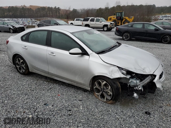 2021 Kia Forte LXS with VIN 3KPF24AD9ME363861, listed as a Copart auction lot 48418905 with 93,454 mi miles and Salvage Title. Bid and sale history available at carsss.com. Image 4.