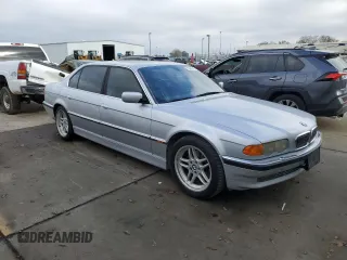 2000 BMW 7 Series 740iL with VIN WBAGH8340YDP13647, listed as a Copart auction lot 85348514 with 0 mi miles and Clean Title. Bid and sale history available at carsss.com. Image 4.