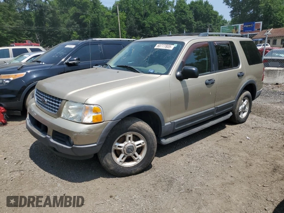 2003 Ford Explorer XLT z VIN 1FMZU73K83UB63506, wystawiony jako Copart lot #60777805 z przebiegiem Nie podano mil oraz Szkoda całkowita • Salvage title. Historia ofert i sprzedaży dostępna na DreamBid. Obrazek 1.